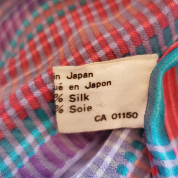 Vintage Silk Scarf - Picture 2 of 3